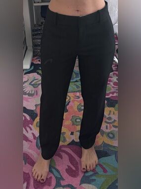 J. Crew Cameron Black Cropped Ankle Dress Pants